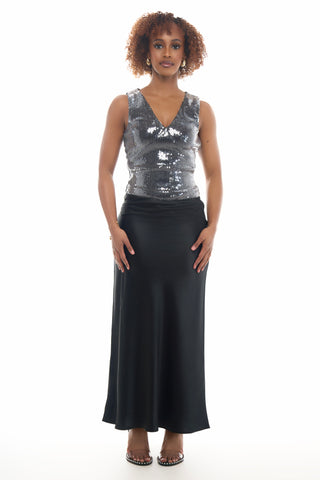 Alia Top- Gunmetal